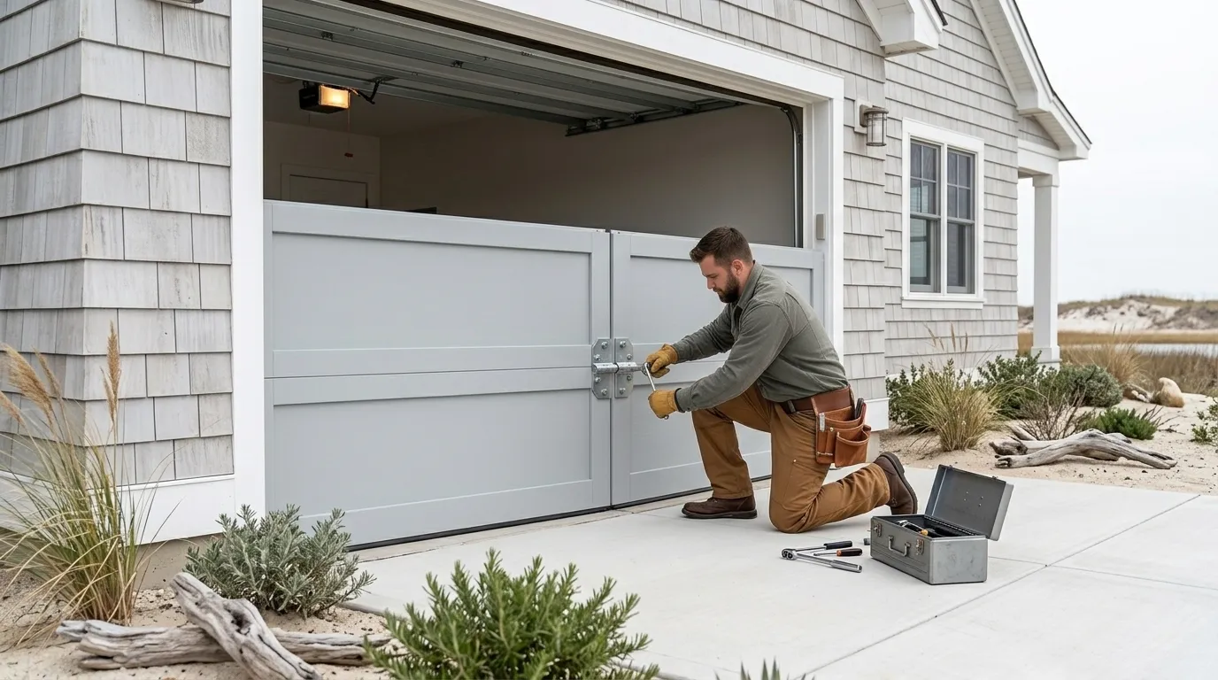 New garage door installed on a Kent Washington home