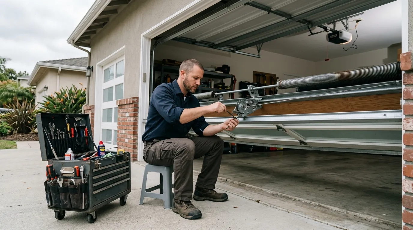 Garage Door Off Track: Why It Happens Around Kent in Kent