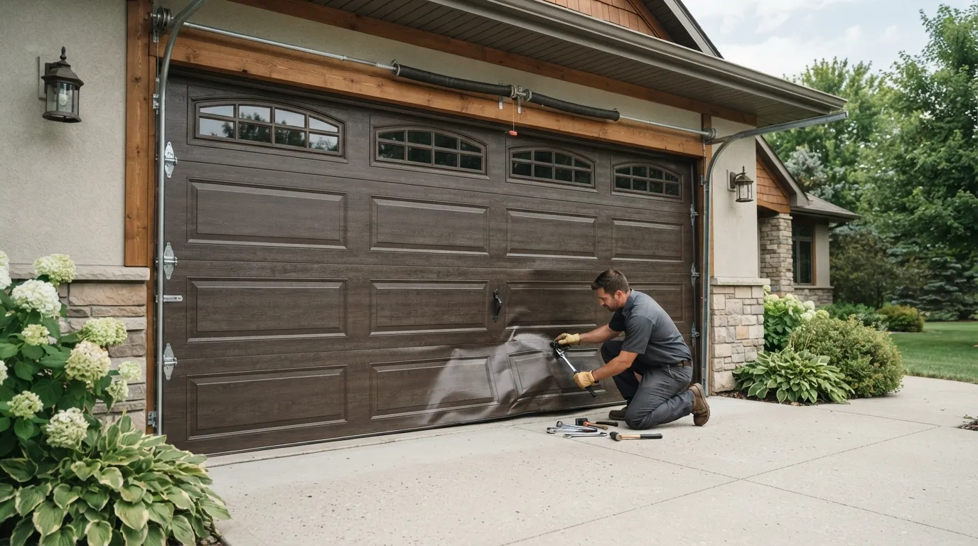Garage Door Panel Replacement, South Hill WA in Kent