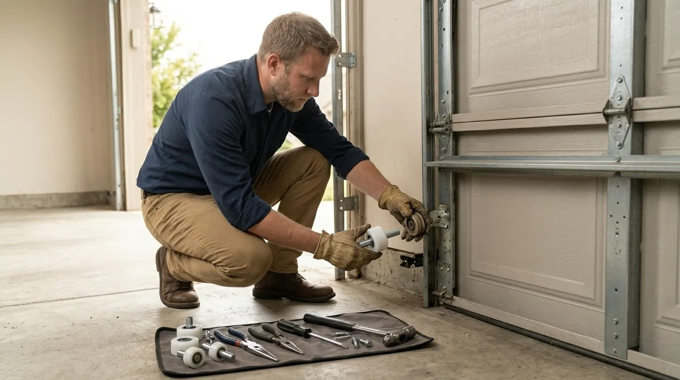 Garage Door Roller Replacement Around Kent in Kent