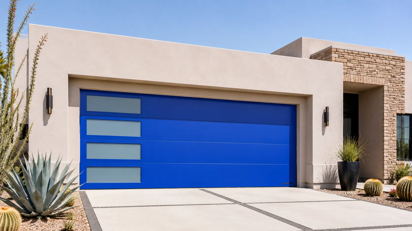 Garage door work on a home in Kent