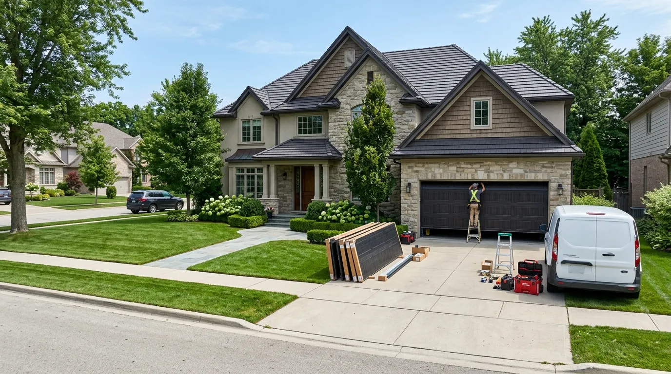 New Garage Door Installation, Built for Maple Valley's Newer Stock in Kent