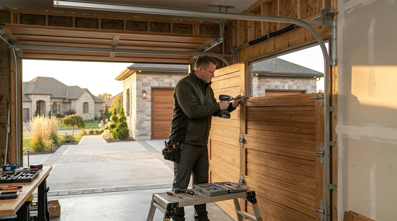 New Garage Door Installation for South Hill Homes in Kent