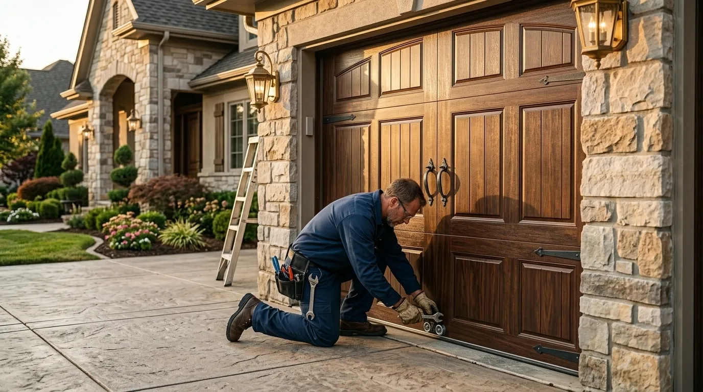 Off-Track Garage Door Repair for Covington Homes in Kent