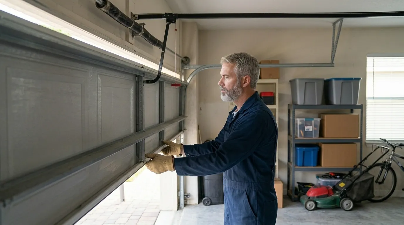 Panel Replacement for Covington's 1990s Garage Doors in Kent