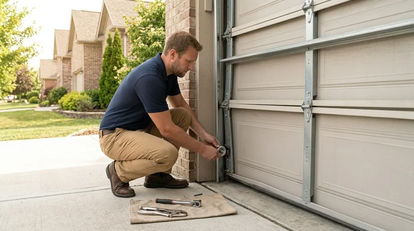Roller Replacement for Des Moines' Older Garage Doors in Kent